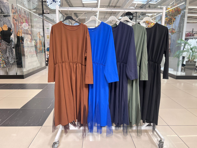 Sukienka Plus Size z tiulem