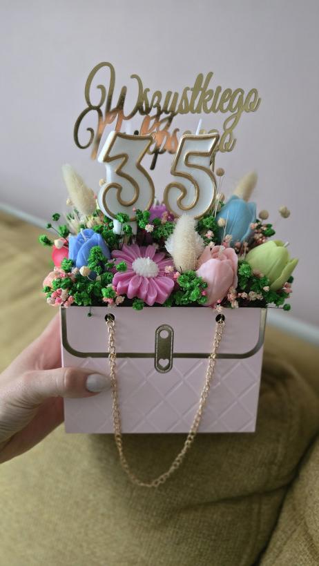 Box świece sojowe urodziny