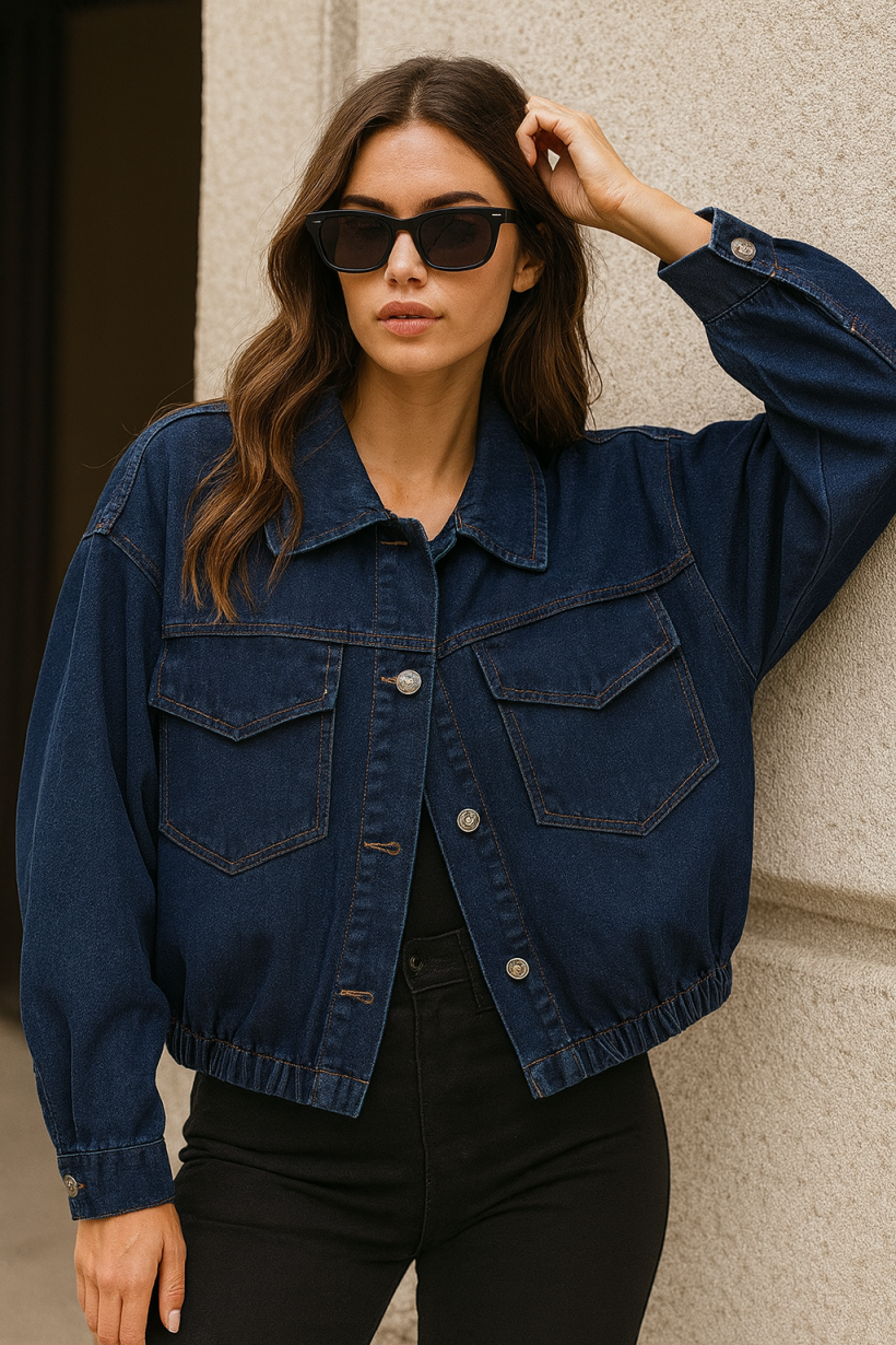 Bomberka jeansowa 1653