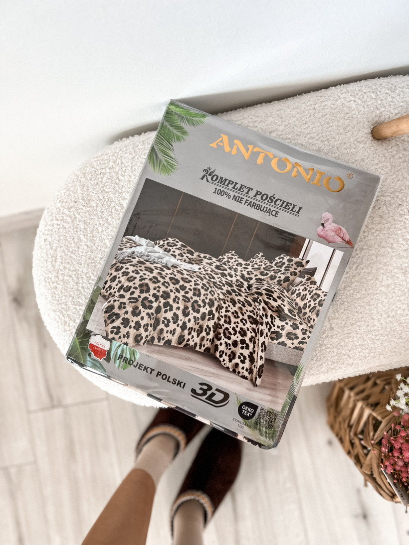 Pościel panterka 160x200 cm