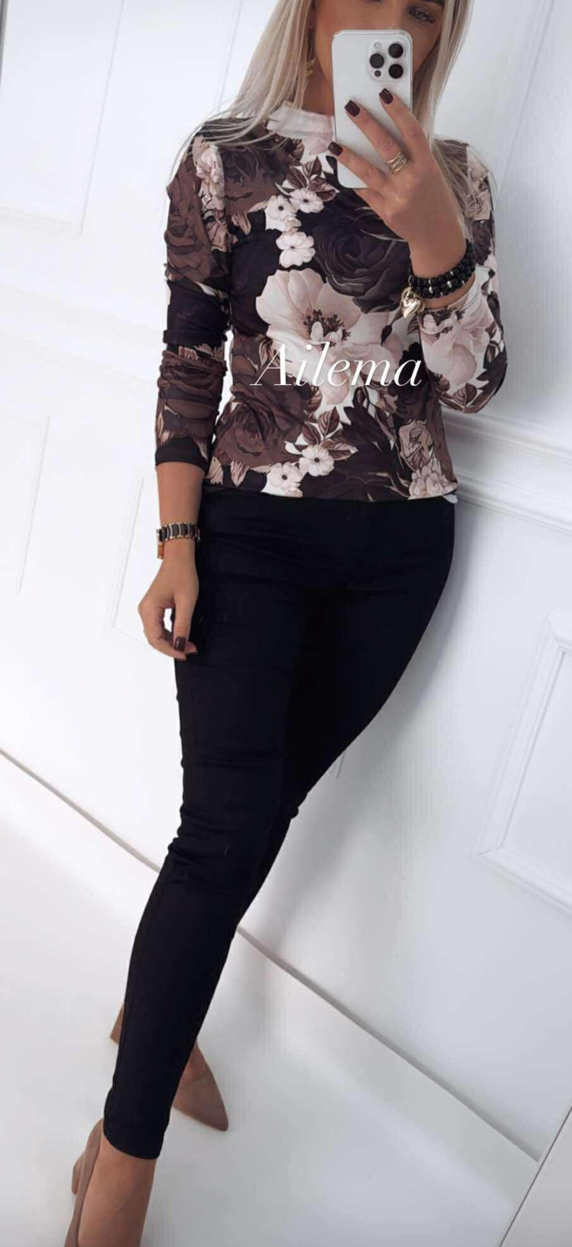 Jeansy B023 czarne