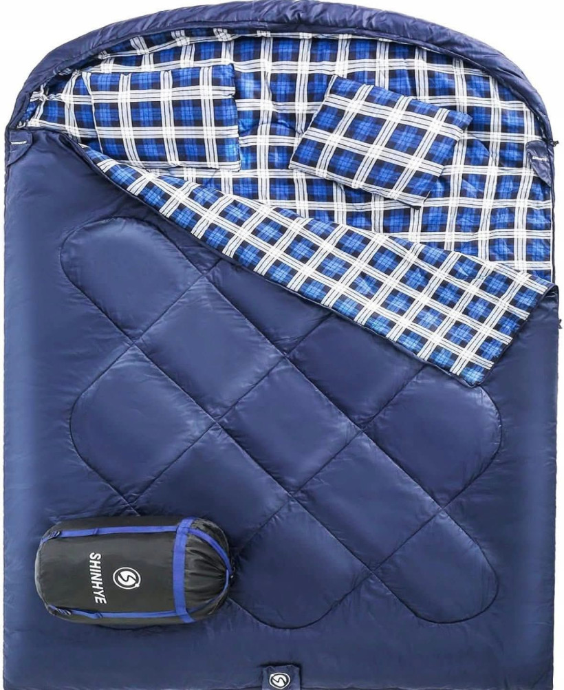 Śpiwór dwuosobowy puchowy XXL