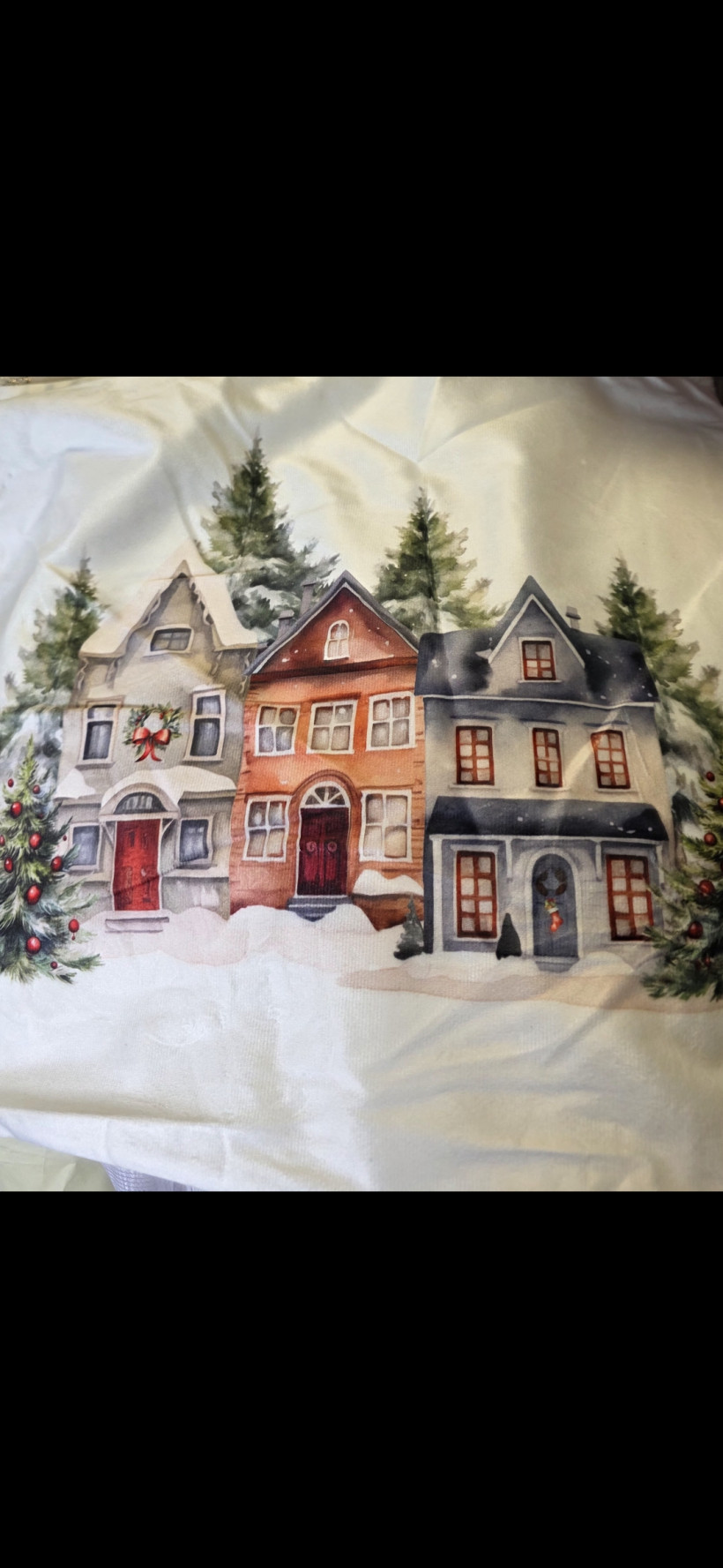 Poszewka 40x40 domki