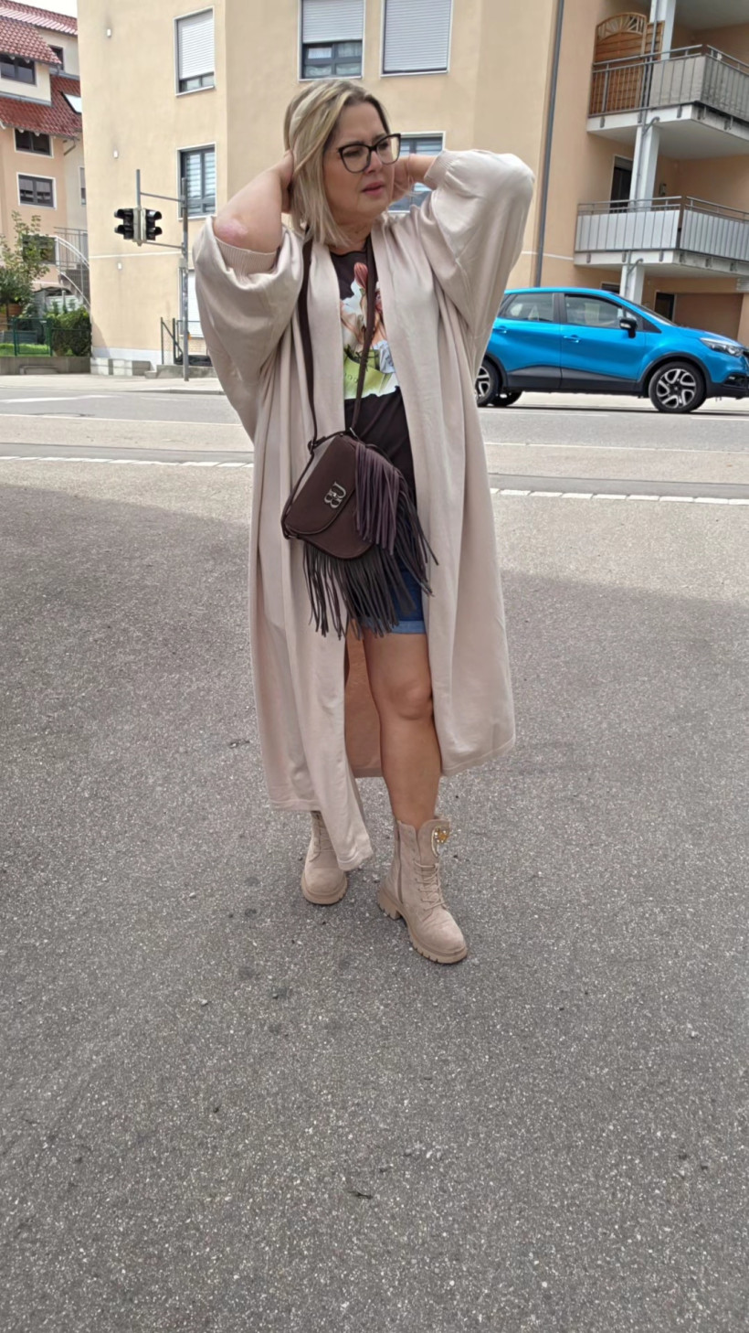 Long Kardigan mega kuschelig 