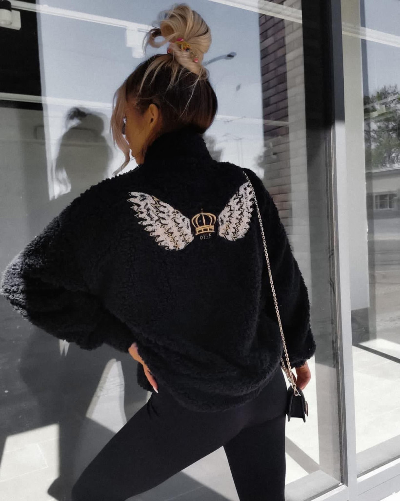 Bluza baranek OLB czarny