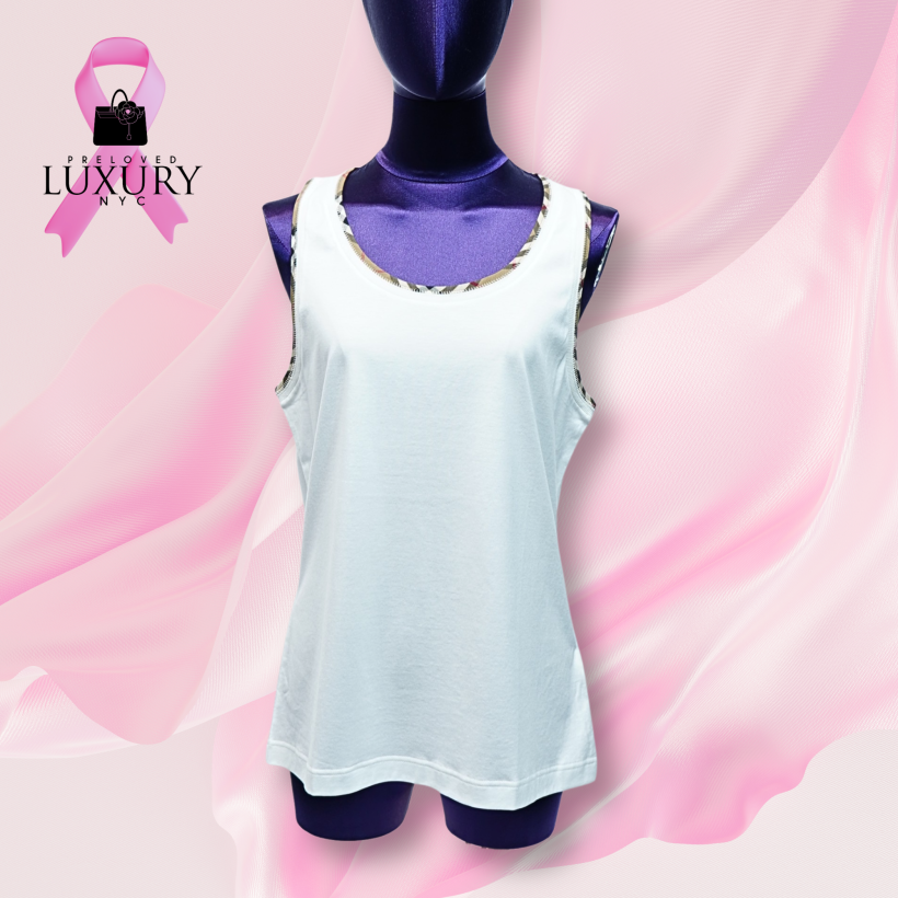 BURBERRY Elysa CHK White