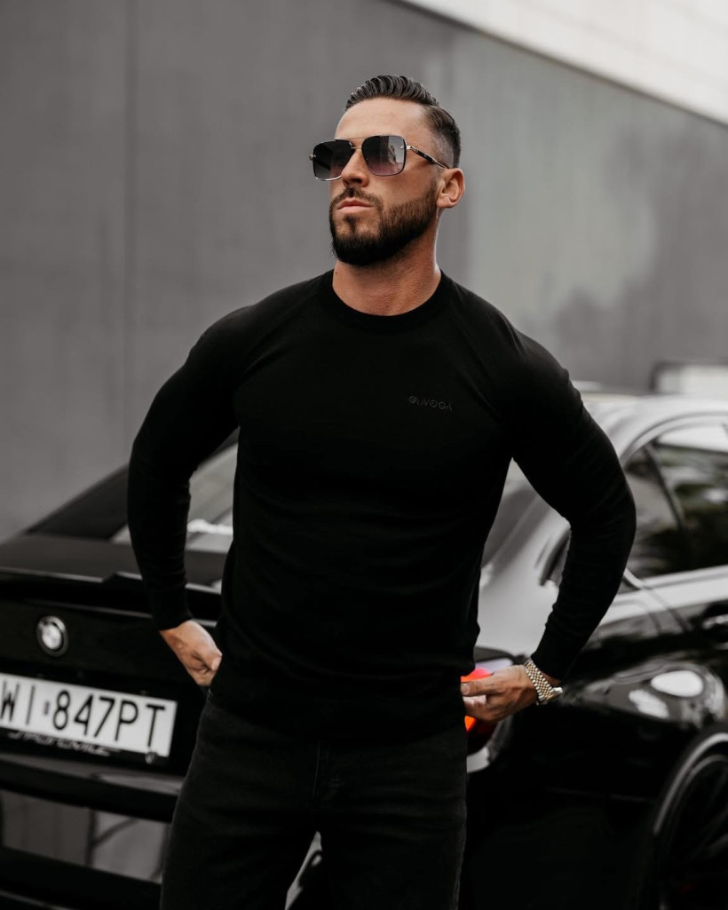 sweter męski MEW czarny