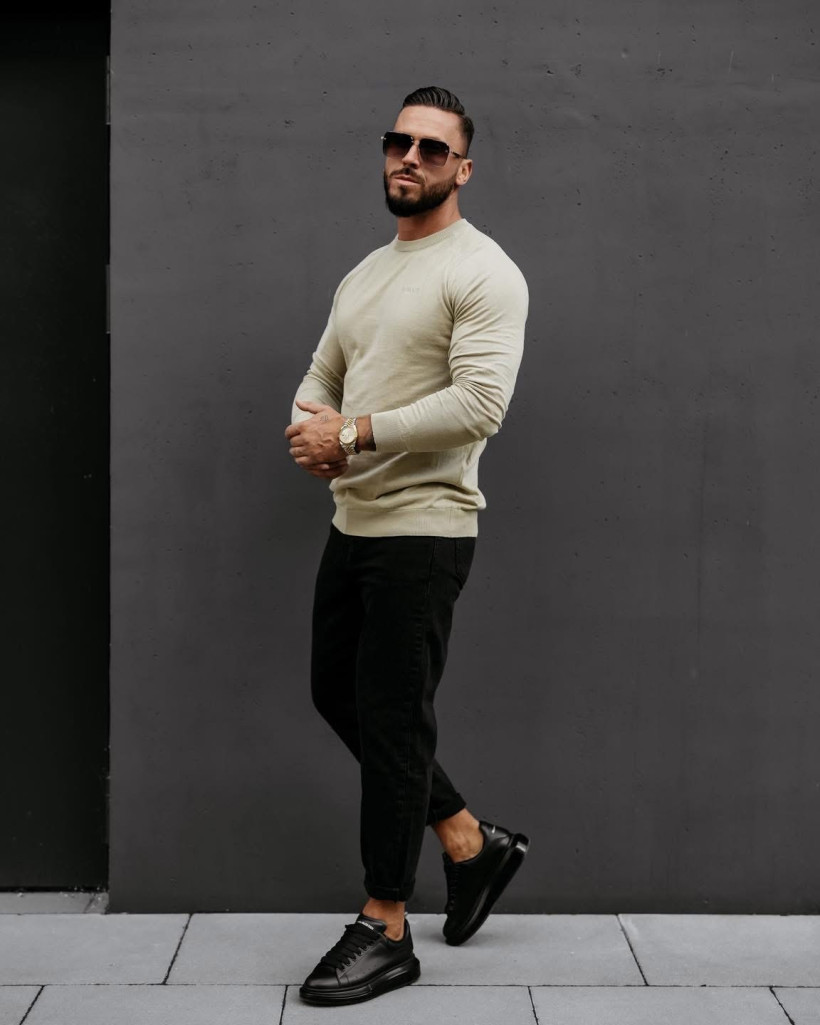 sweter męski MEW beż