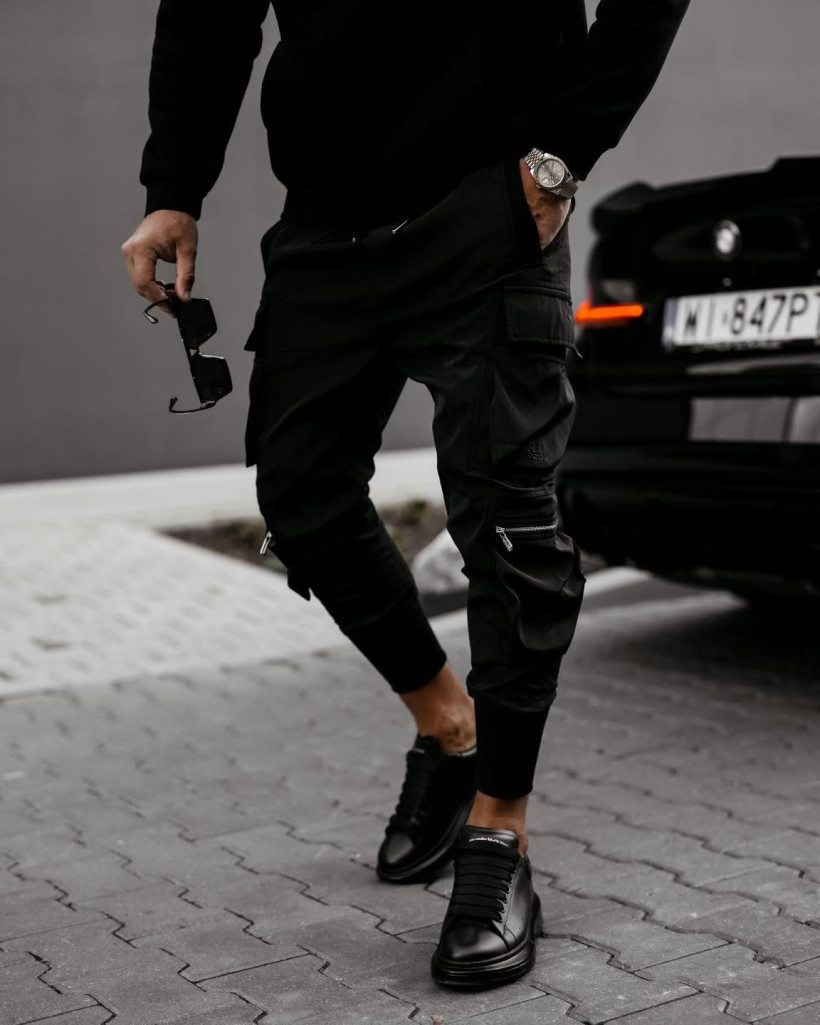 spodnie męskie FLYNN czarne