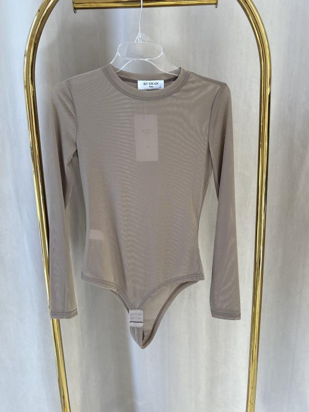 BY SWAN BODY SIATKA BEŻ