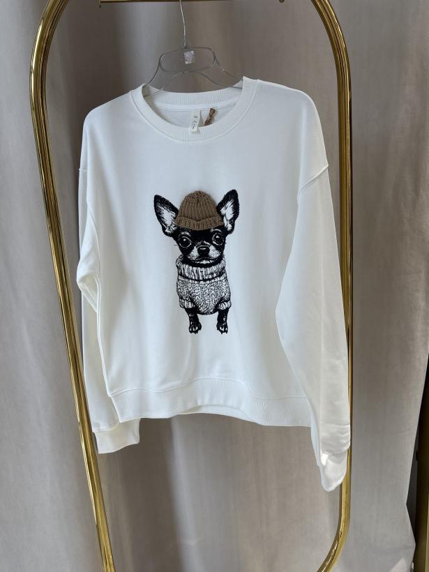 YT BLUZA ŚMIETANKA DOGGIE