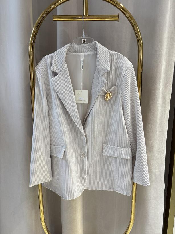 DV MARYNARKA SZTRUKS BEŻ