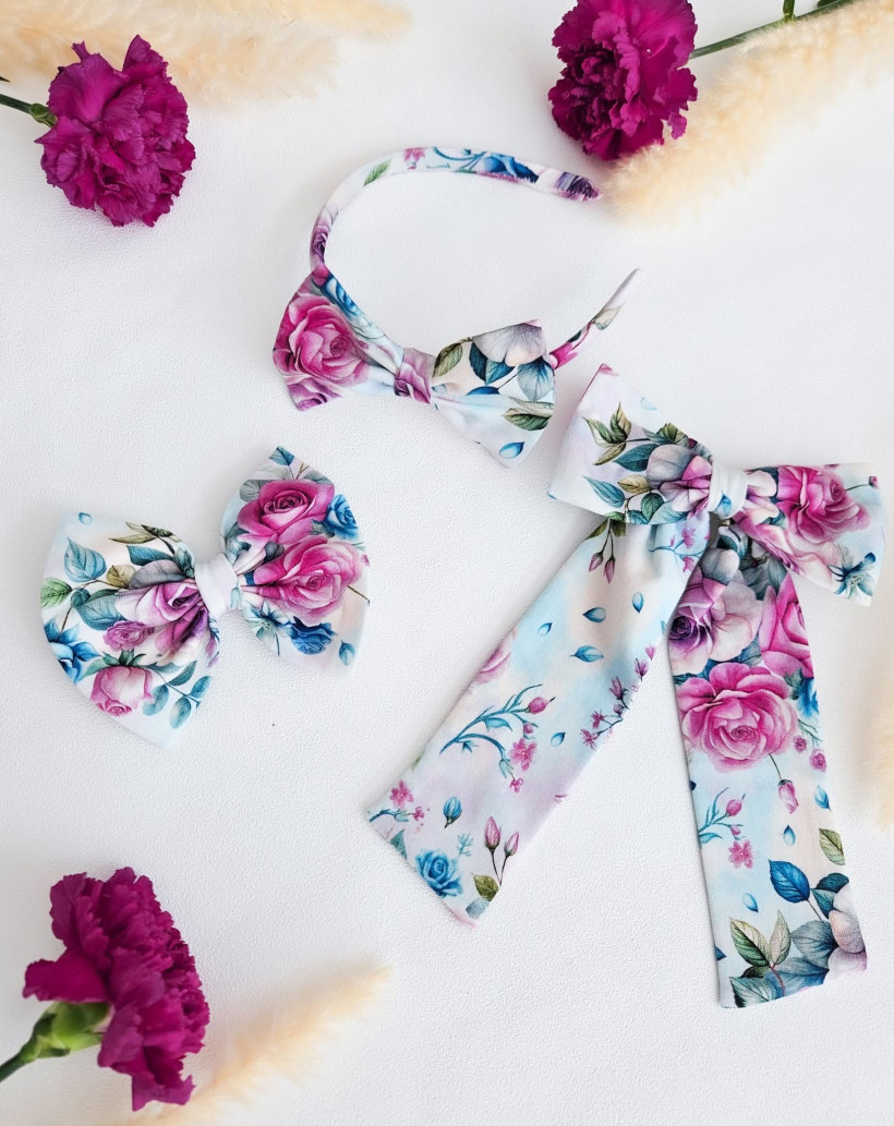 SPINKA KOKARDA KROKODYLEK MAGICZNY OGRÓD HELEN