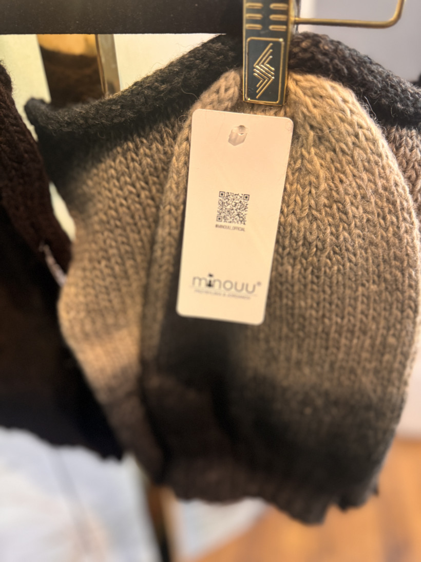 Komplet czapka/komin Ombre Minouu