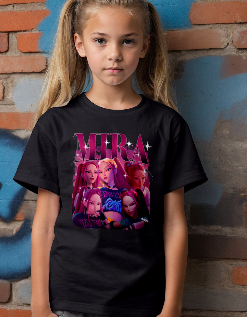 ZA T-shirt CZARNY - Mira