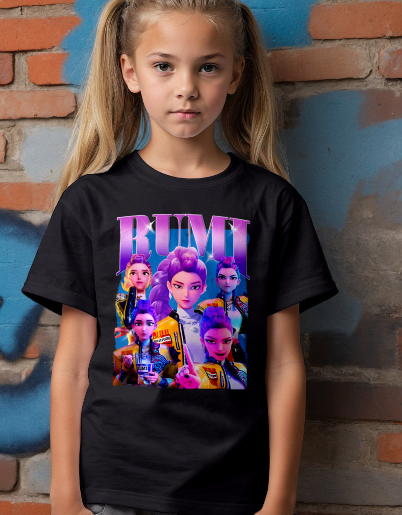 ZA T-shirt CZARNY - Rumi
