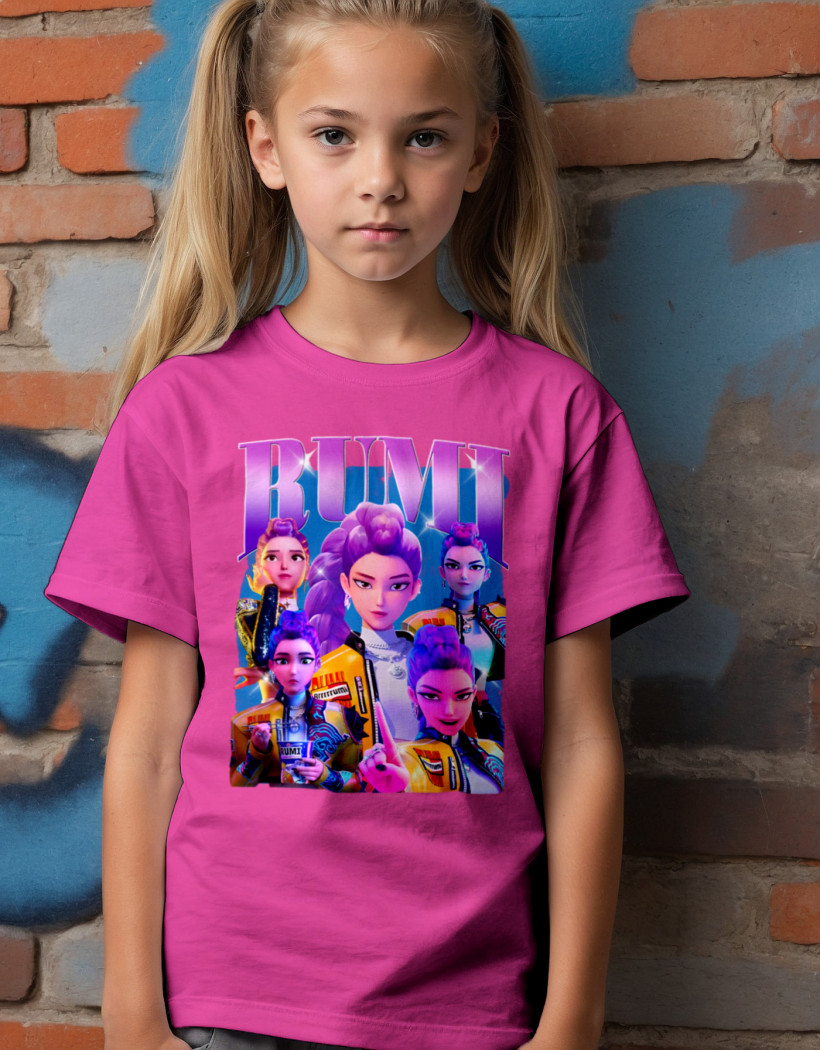 ZA T-shirt FUKSJA - Rumi
