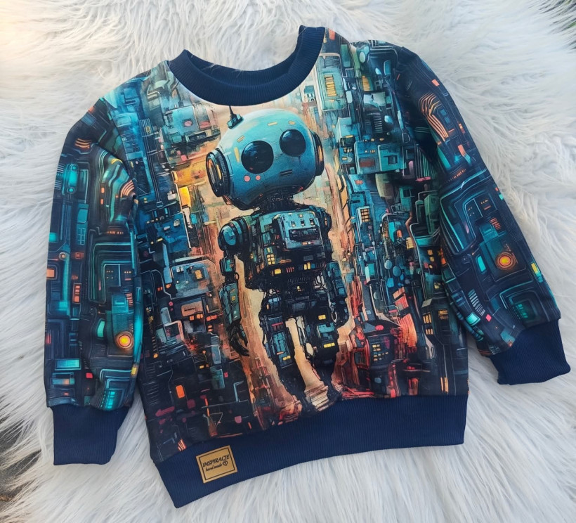 Bluza dziecięca Robot Pracownia Inspiracje - Wygoda i Styl
