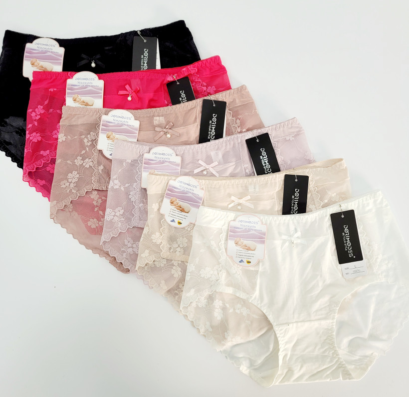 Majtki 2pak 0970 koronka kwiaty