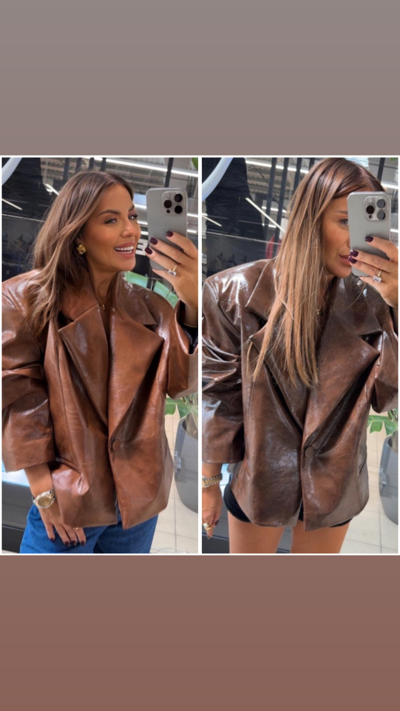 EM MARYNARKA Z LAKIEROWANEJ SKÓRY