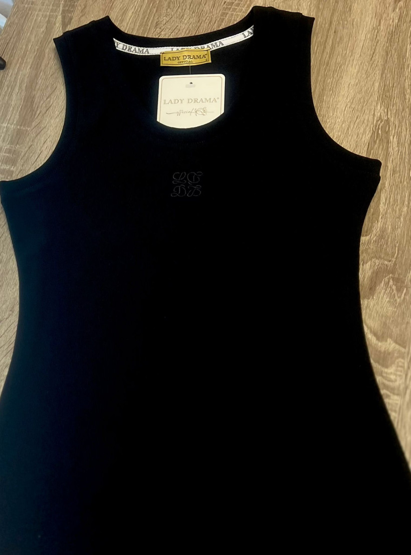 BOKSERKA CZARNA HAFT LOEVE LADY DRAMA