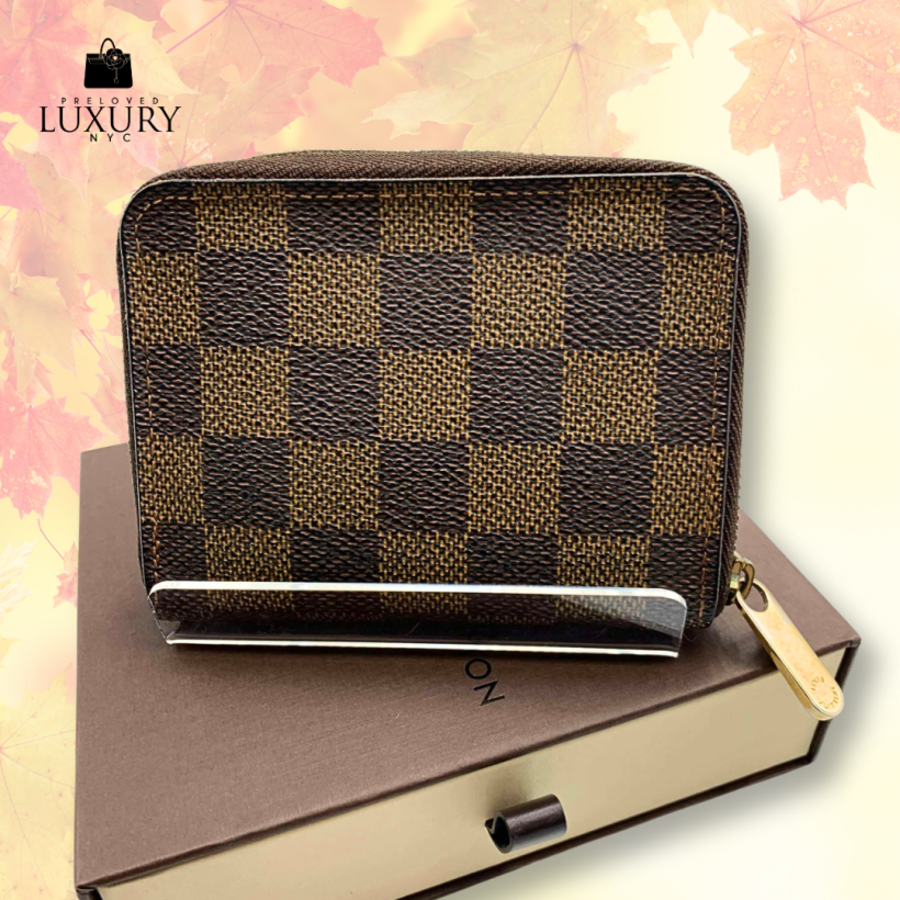 LOUIS VUITTON Zippy Coin Purse Damier