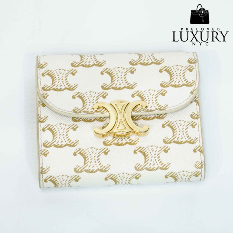 CELINE Triomphe Compact Wallet