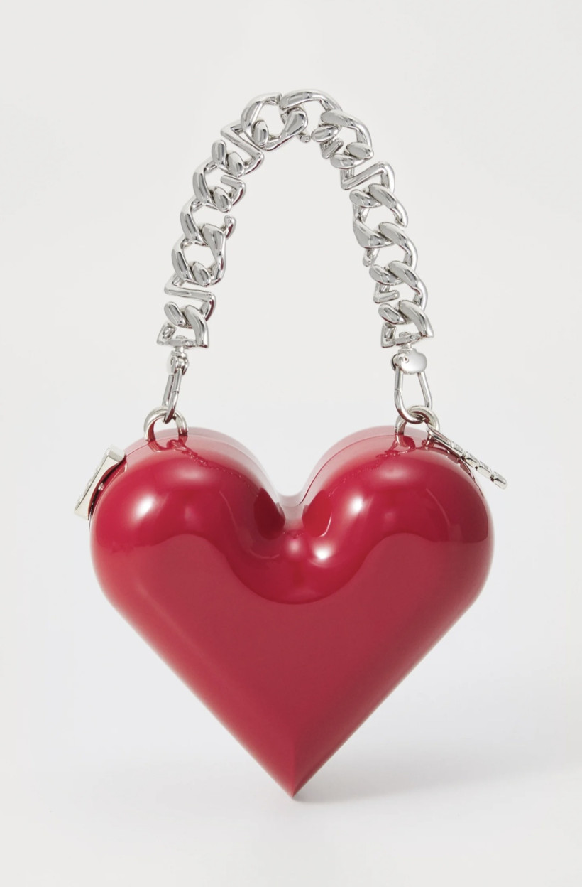 GCDS Torebka czerwone serce