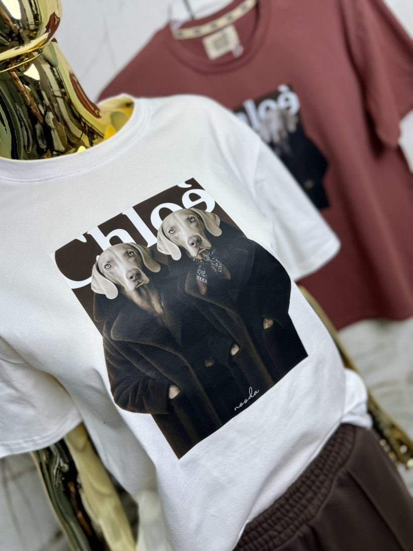 T-shirt Psy w płaszczach Chloé NOODA