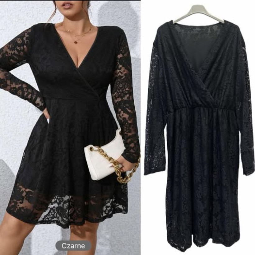 Sukienka koronka Plus Size