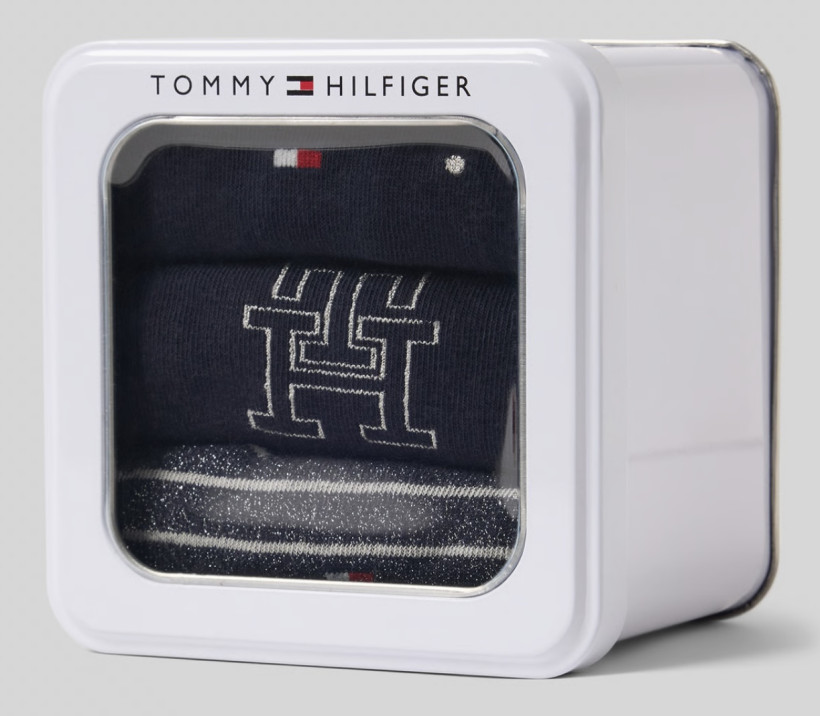 Skarpetki Tommy Hilfiger 701236464 001 802 3pack granatowe 39/42