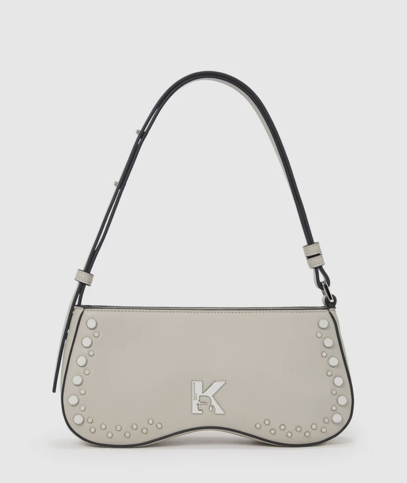 Torebka Karl Lagerfeld KLJ Sunglasses SHB Stud szara