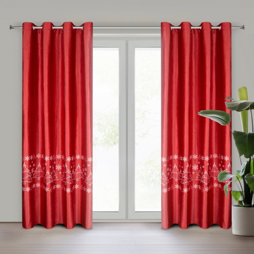 Zasłona welur 140x250cm Przelotka Eurofirany