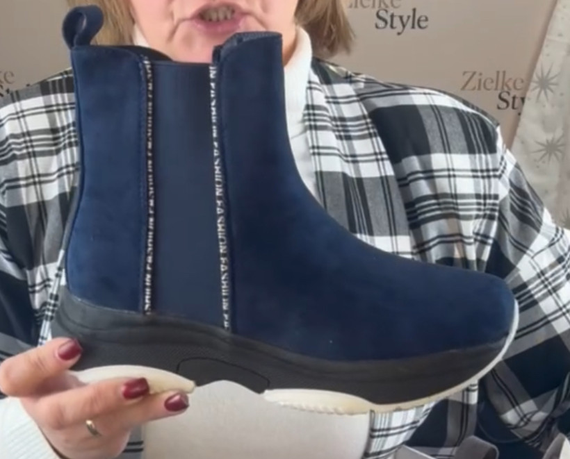 Botki na platformie - seastar - NS202P - rozm.39 - granat