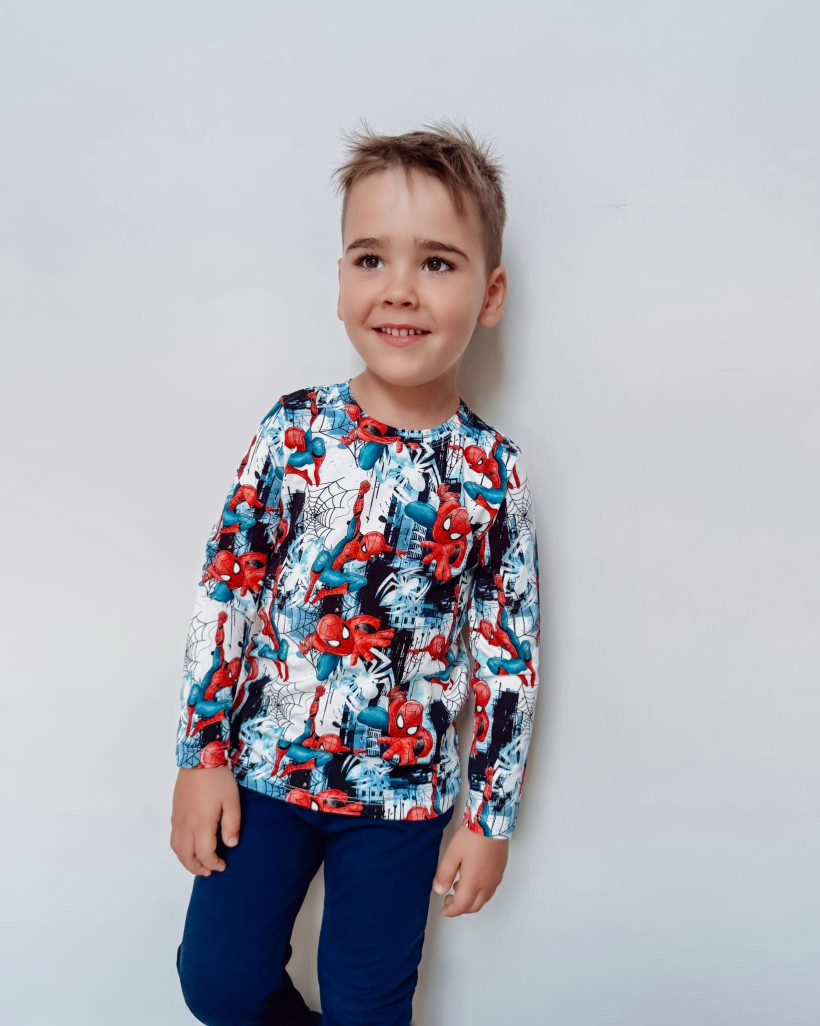 Bluzka Spider-Man Byobaby dla chłopca | Długi rękaw