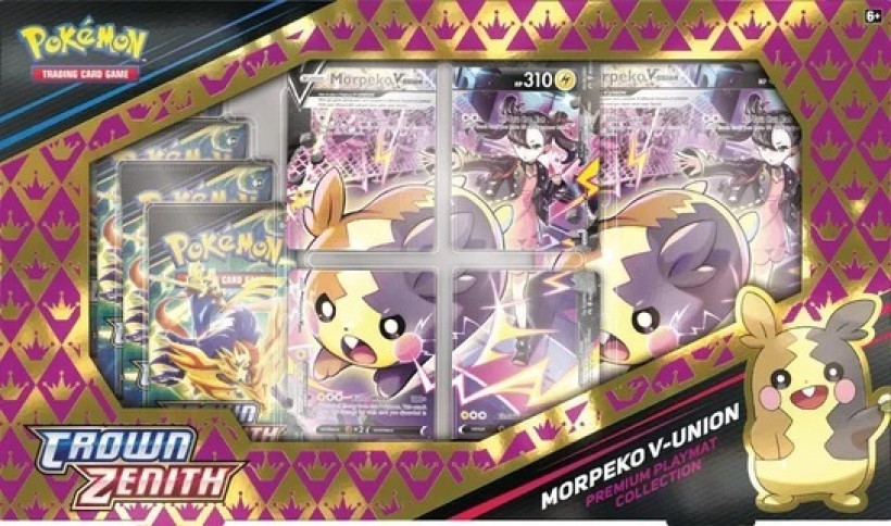 Pokemon TCG: 12.5 Sword and Shield Crown Zenith Morpeko V Union Premium Playmat Collection