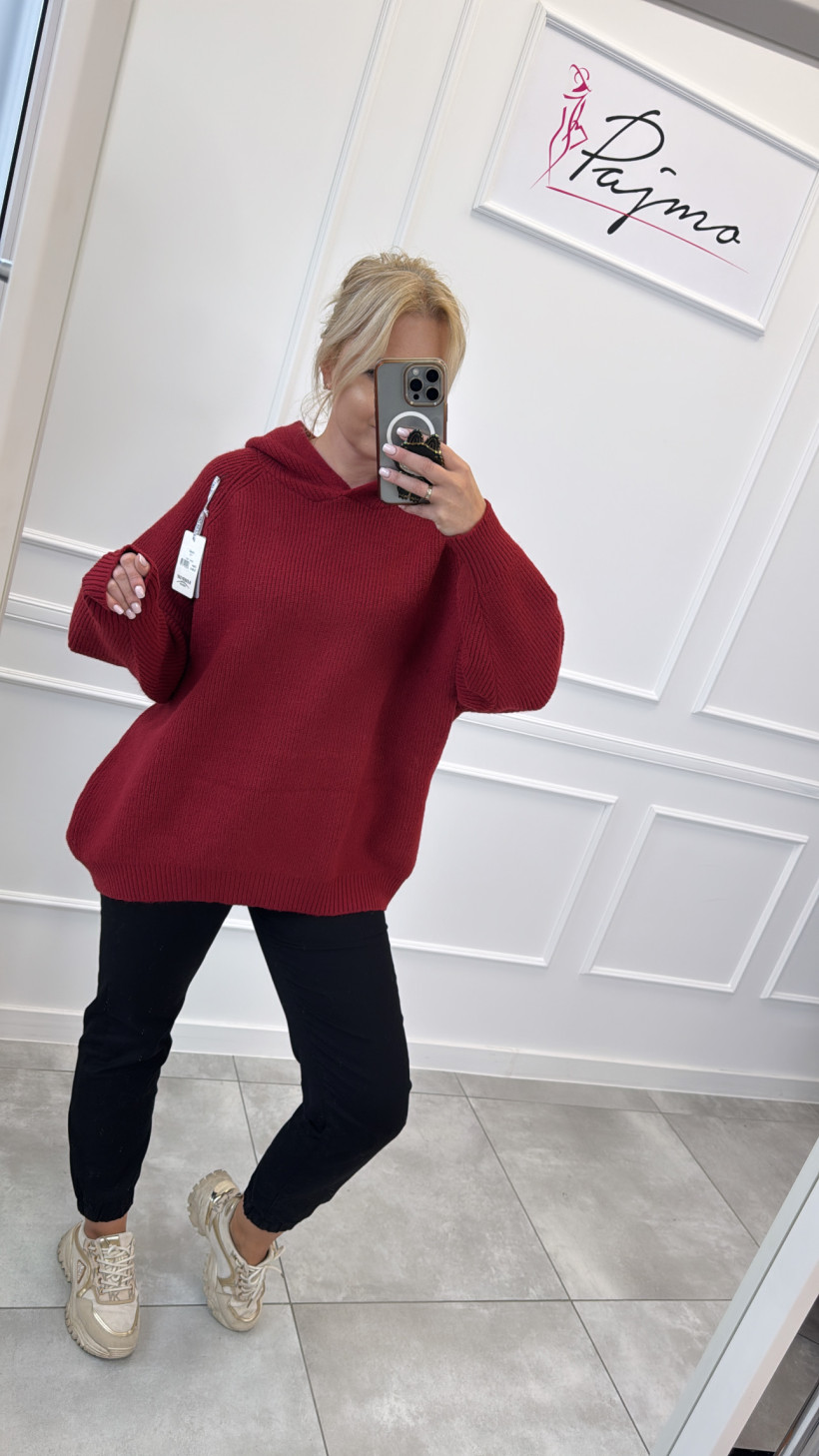 Sweter z kapturem 13603