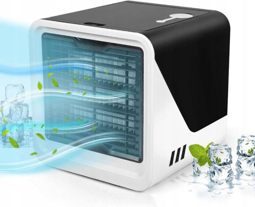 Wentylator stołowy ÖRrnvte MG-191 biały wiatrak nawilżacz