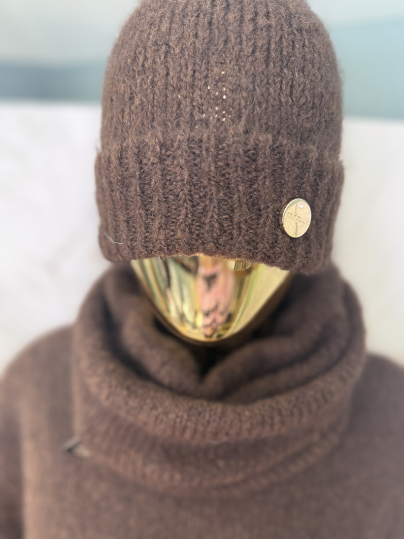 Komplet: czapka i komin kid-moher Minouu 