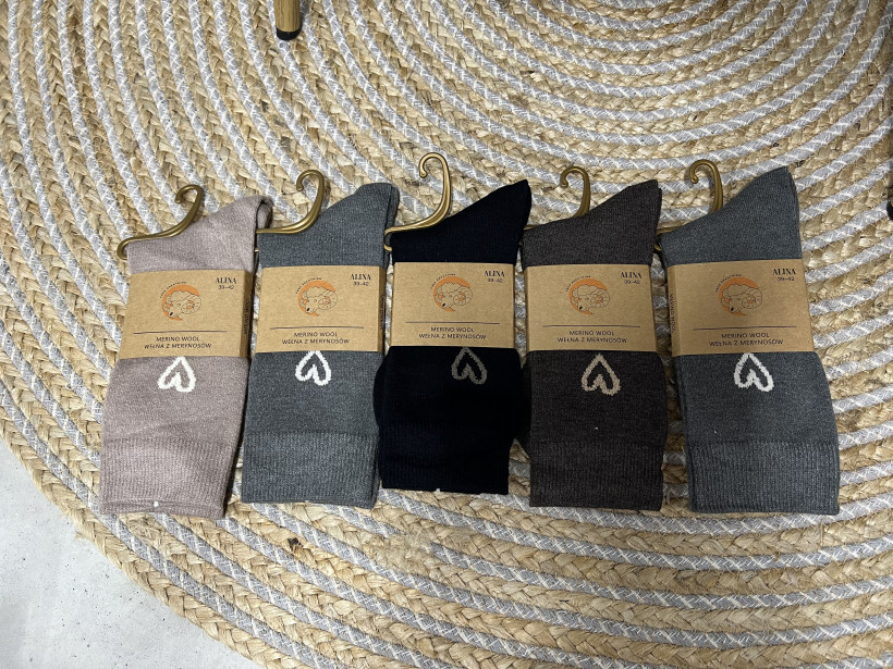Skarpety wełna myrynos