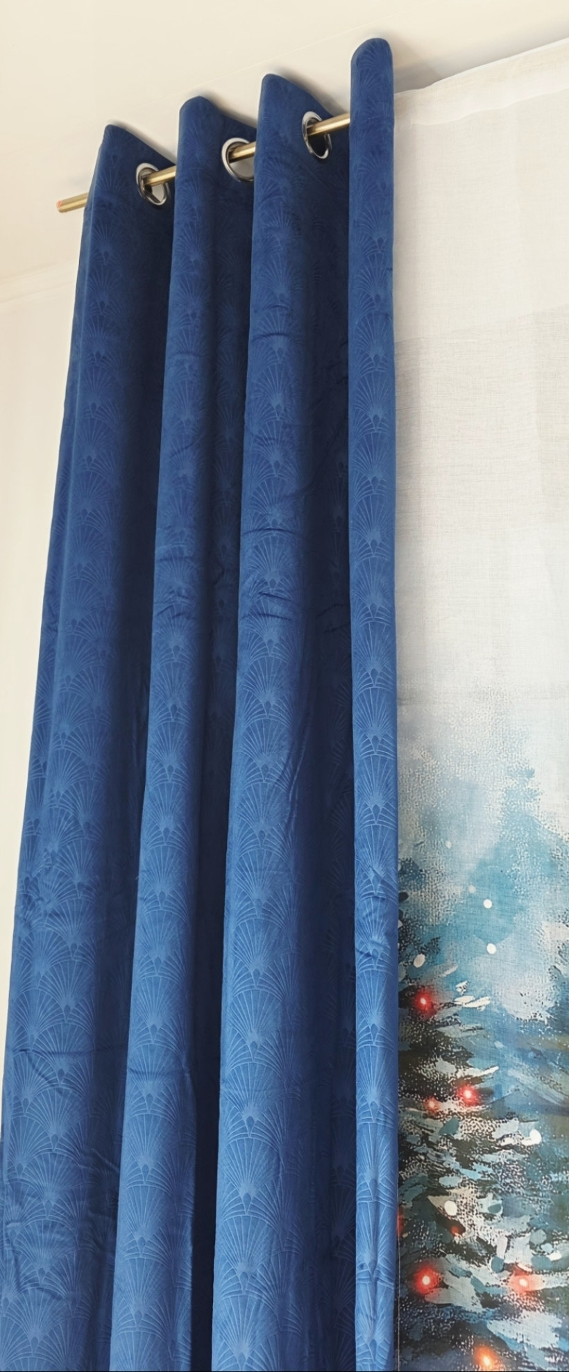 zaslona granat 140x250 welur julia