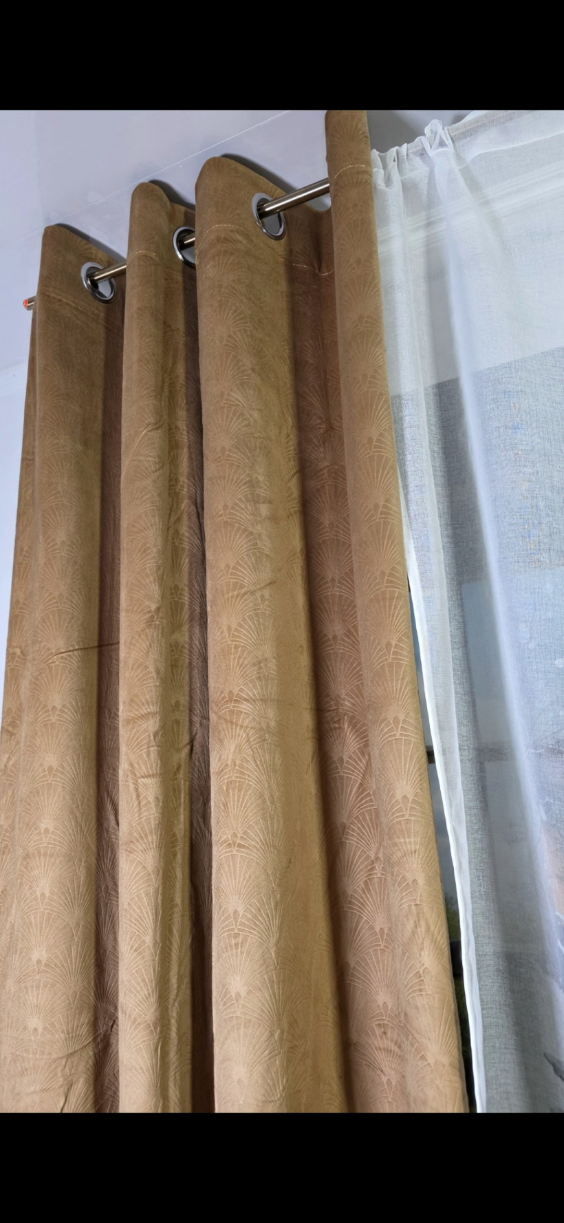 welur zaslona julia 140x250 zlota