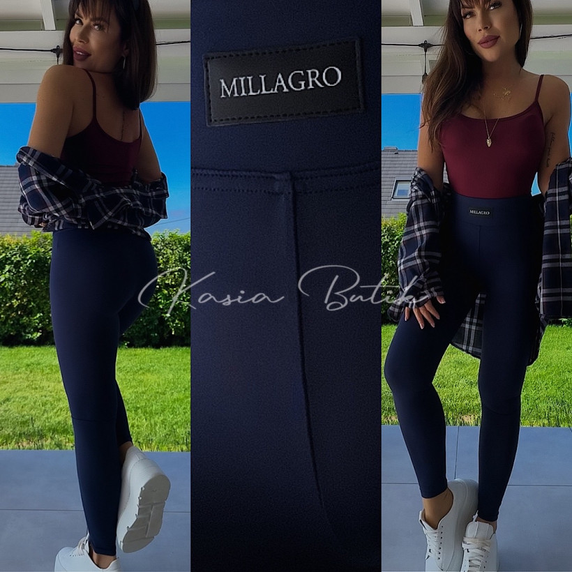 Legginsy Modelujące Millagro Granatowe