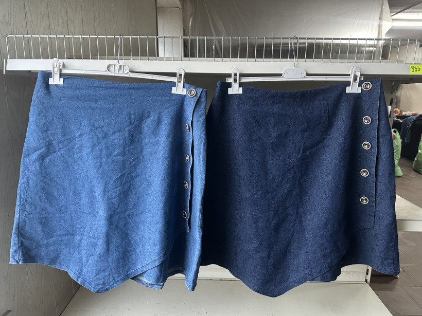 Spódnico spodenki jeans Plus Size