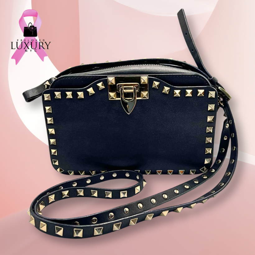 VALENTINO Rockstud shoulder bag in black