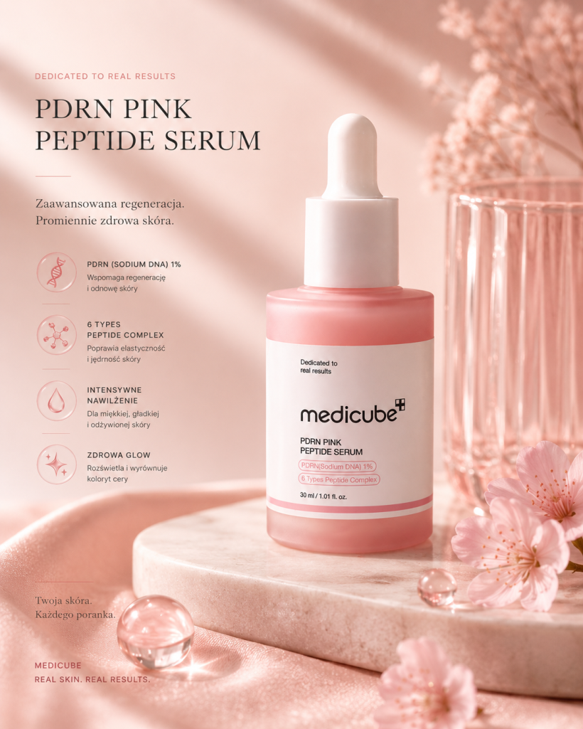 Serum peptydowe ujędrniające różowe kk797