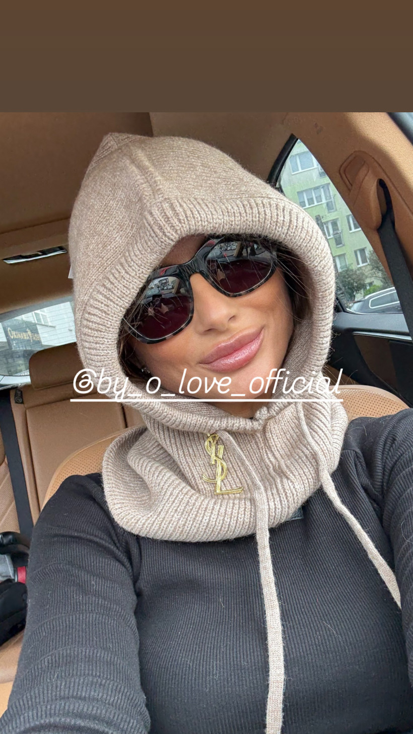 New Balaclava Winter kakao Czapka Kominiarka damska niwa