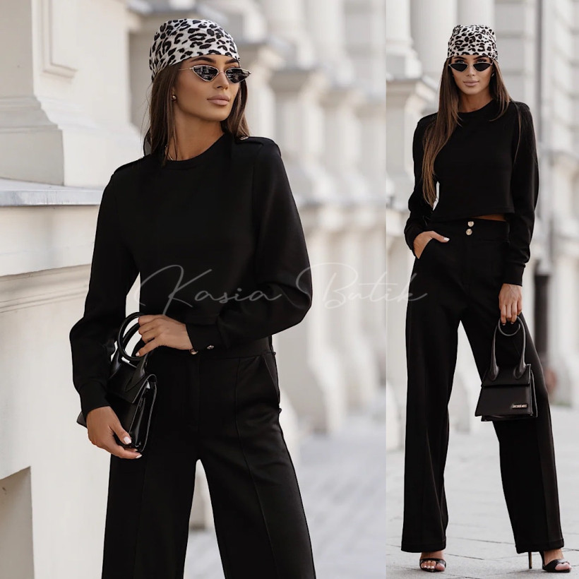 Komplet Wiskozowy Carmen Exclusive Czarny