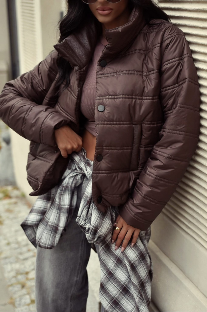 Kurteczka ze wstawkami z eko-skóry XANA