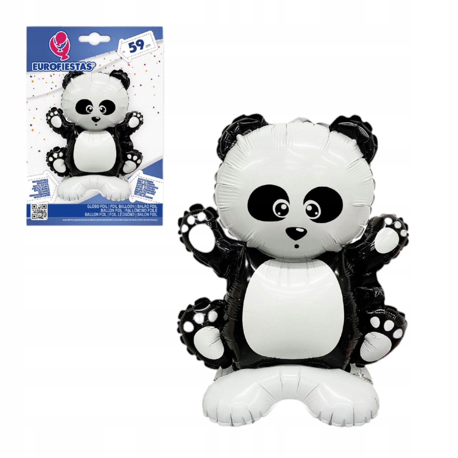 Balon Foliowy Stojący Panda 59 cm 